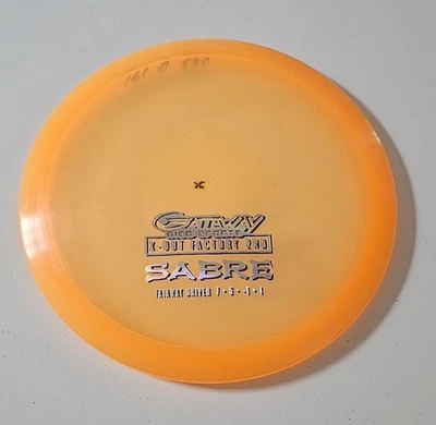 Gateway Disc Golf Diamond Sabre 161g Orange Fairway Driver, X-Out  - Image 1 of 4