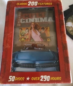 Drive-In Cult Cinema Collection: 200 Classic Features DVD 100-Disc Set RARE - Picture 1 of 12