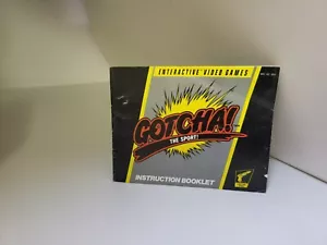 Authentic GOTCHA Instruction Manual ONLY NES NINTENDO #G45 - Picture 1 of 4