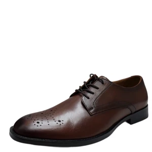 Alfani Mens Darwin Leather Oxfords MSRP 89.99 New - Picture 1 of 8