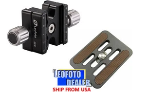 Leofoto DDC-50 + BPL-50N Bidirectional Subtend Double Clamp MINI CLAMP - Picture 1 of 11