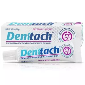 Denttach Denture Adhesive, Thermoplastic Denture Adhesive and Cushion for 7 Days - Picture 1 of 6