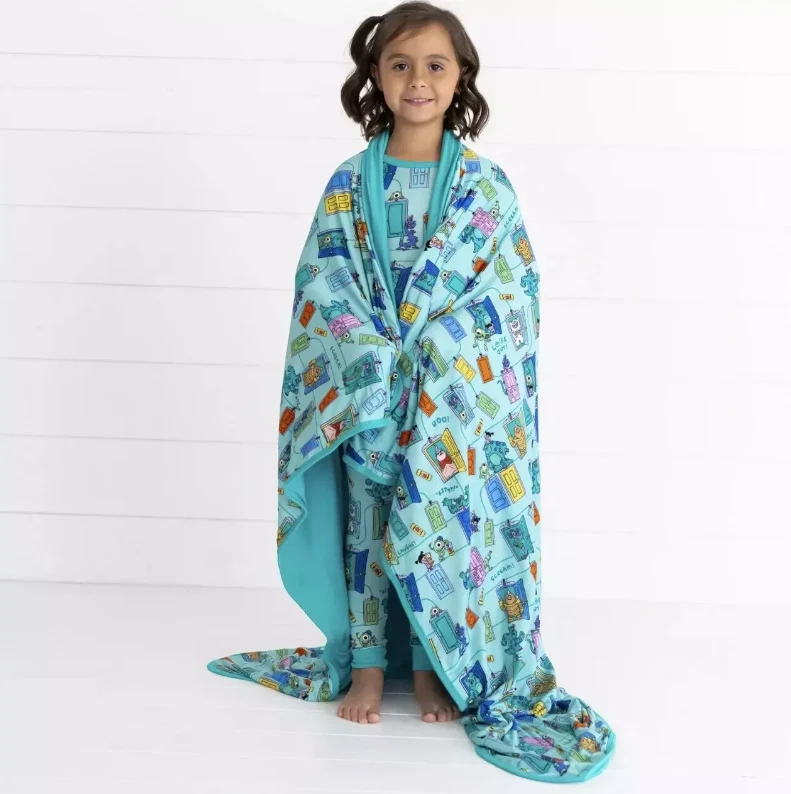 Little Sleepies Disney Monsters Inc. Одеяло Scream Team Large Cloud - Изображение 1 из 1