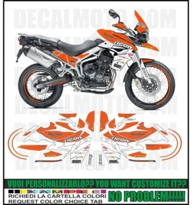 ADESIVI TIGER 800 XC 2010 - 2014 ICON DAK KIT COMPATIBILE - Bild 1 von 1