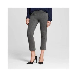 Merona Women's Size Large Gray Kick Flare Ankle Pants - Picture 1 of 3