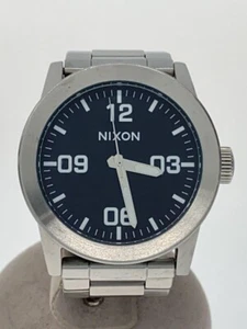 NIXON The Private Quartz Herrenuhr schwarzes Zifferblatt analoges rundes Zifferblatt aus Japan - Bild 1 von 5