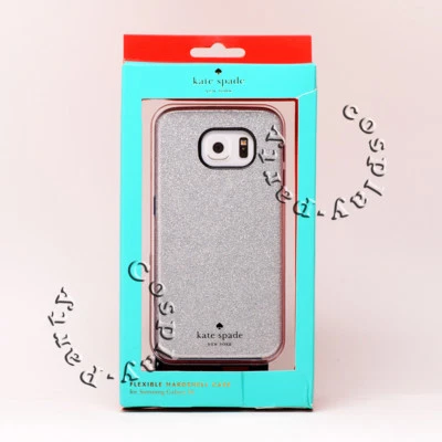 Funda Flexible Kate Spade Para Samsung Galaxy S6 - Multi Brillo Plateado Azul Foto 1 de 4