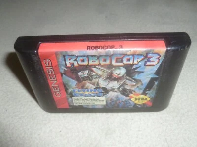 SEGA GENESIS GAME ROBOCOP 3 CARTRIDGE ONLY FLYING EDGE NOMAD JVC X EYE - Image 1 of 2