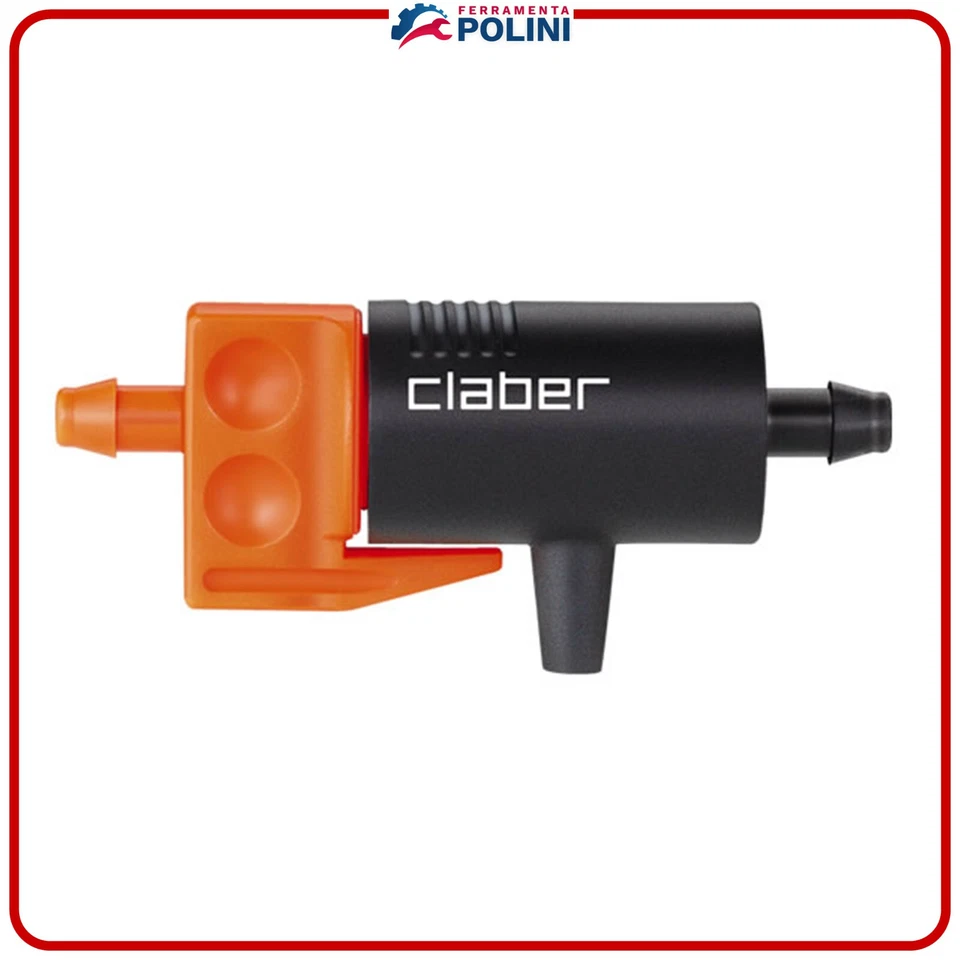 CLABER 99217 pz.50 GOCCIOLATORE IN LINEA DA 0-6 L/h IRRIGAZIONE GIARDINO