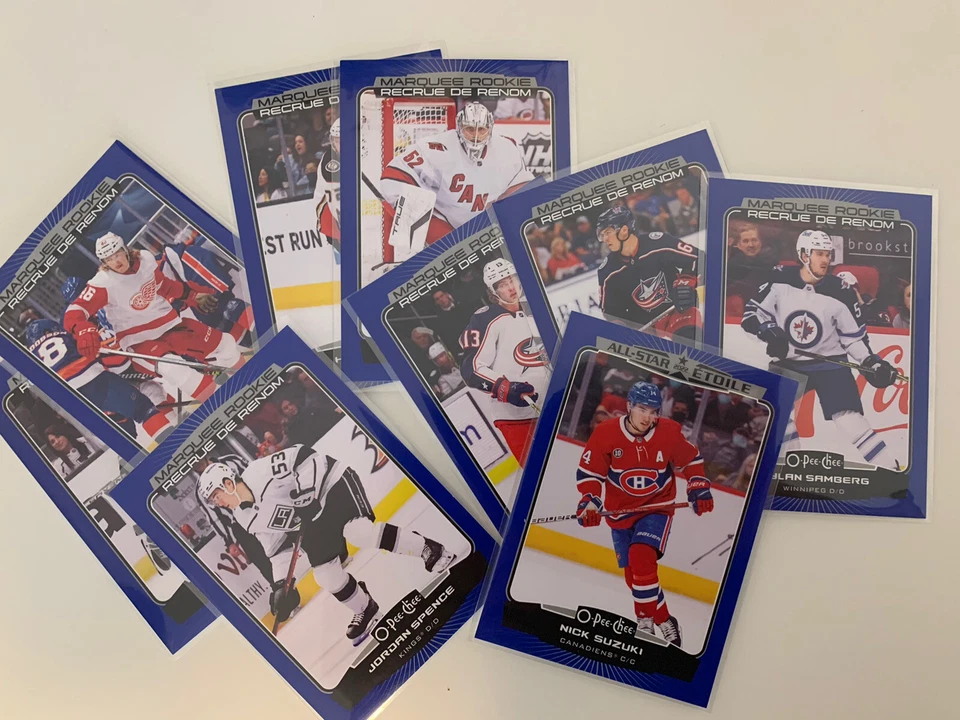 2022-23 O-Pee-Chee Hockey #501-600 All Star and Marquee Rookie Blue Base U Pick - Image 1 of 1