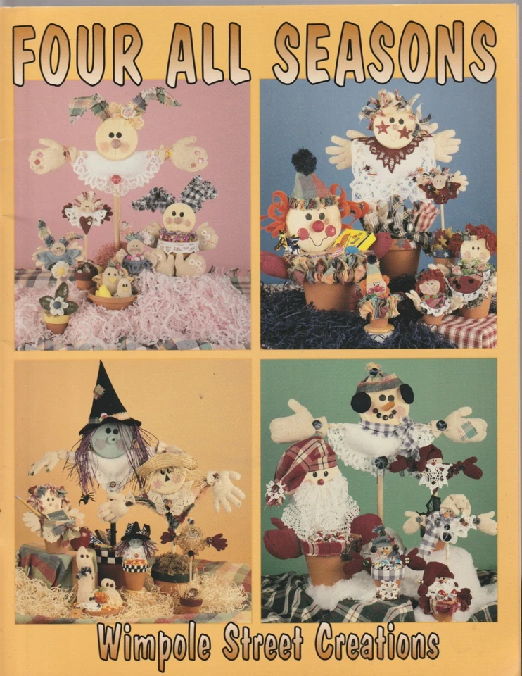 Four All Seasons Cross Stitch Leaflet Wimpole Street Creations - Image 1 of 1