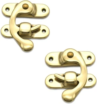 Jewelry Chest Cabinet Wood Box Suitcase Case Trunk Toggle Hasp Latch Clasp Clip - Image 1 of 4