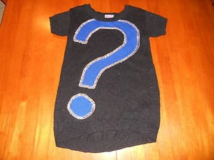 Justice girls sweater size 7 shirt MINT cond sequins top - Picture 1 of 4