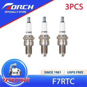 3PCS Genuine TORCH F7RTC Standard Spark Plugs  Fits for NGK 5534 BPR7ES BPR7ES - Picture 1 of 9
