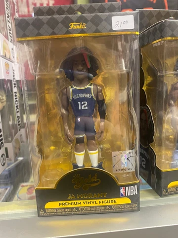 Funko Pop! Gold NBA Premium Vinyl Figure 5" Ja Morant Cover