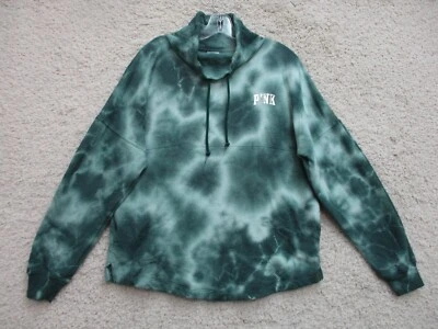 Suéter ROSA Victorias Secret Pequeño Adulto Verde Pullover Cuello Alto Bolsillos Mujeres Foto 1 de 4