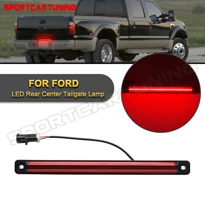 LED Truck Bed Rear Center Running For 99-2016 Ford F-350 F-450 F-550 Super Duty Foto 1 de 4