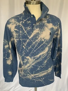 POLO Ralph Lauren Herren L/S Polo blau/khaki Graffiti, groß - Bild 1 von 9