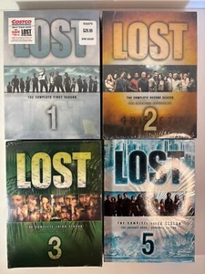 ABC's Lost: The Series (Seasons 1-3, 5, DVD) 1 2 3 5 ABC - NEW & Factory Sealed - Picture 1 of 12
