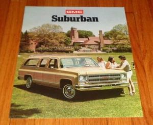 Brochure vendita GMC Suburban originale 1975 - Foto 1 di 2