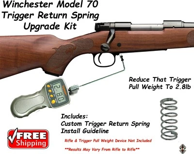 WESBAUN CONSULTANTS Winchester Model 70 Reduced Trigger Pull Weight Trigger Return Spring Kit