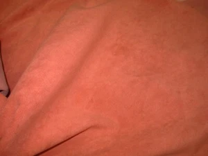 10 YDS VALDESE GIBSON ORANGE VELVET UPHOLSTERY FABRIC FOR LESS - Picture 1 of 3