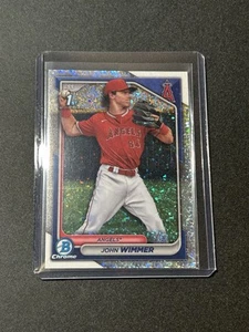 JOHN WIMMER 2024 Bowman Chrome Prospect MINI RIFRATTORE DIAMANTATO D1 - Foto 1 di 2
