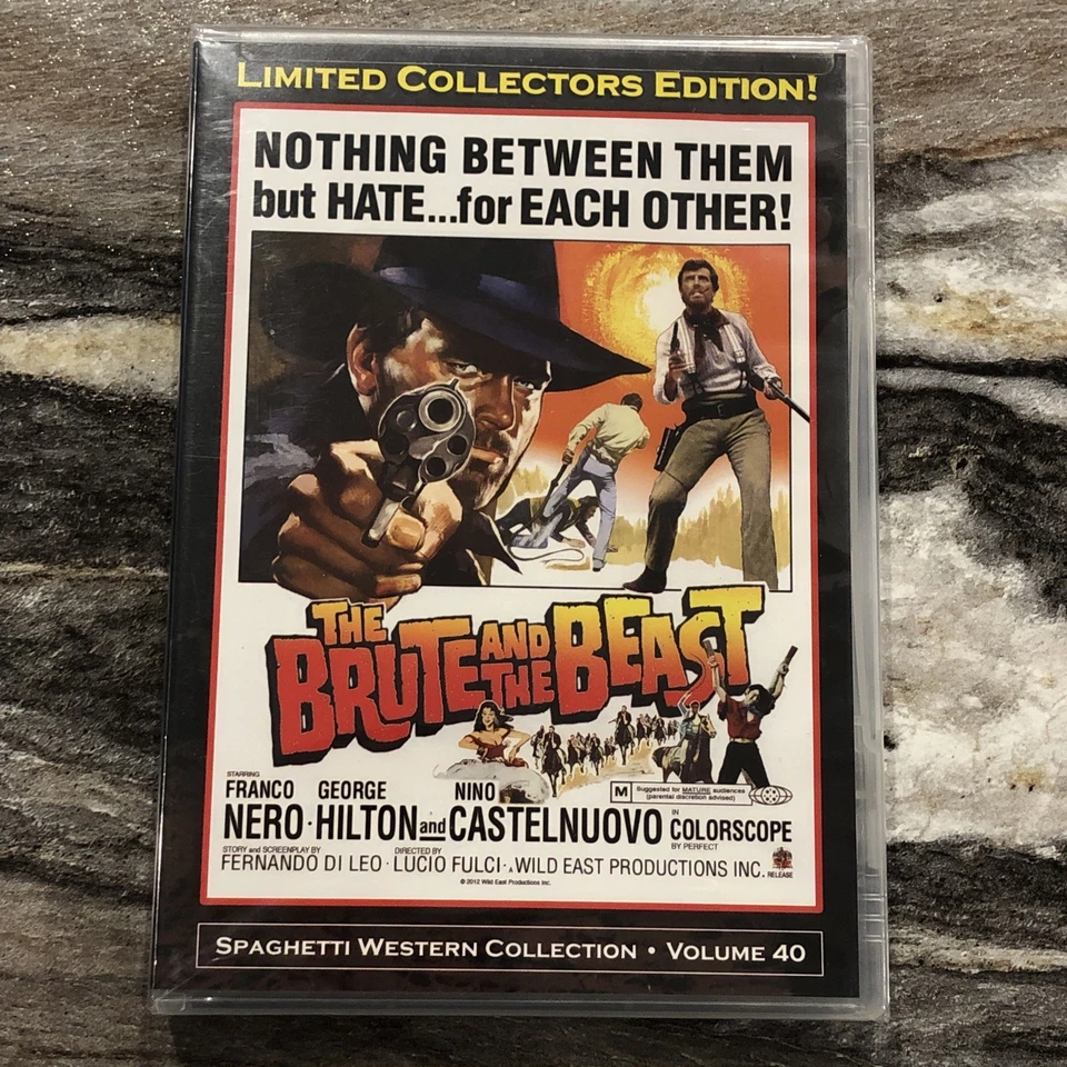 Brute and the Beast DVD Wild East Spaghetti Lucio Fulci Franco Nero New Sealed - Image 1 of 4