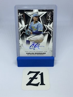 2025 Topps Series 1 - Baseball Stars Autographs Carlos Rodriguez #BSA-CR (AU RC) - Image 1 of 2