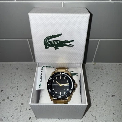 Lacoste 2011287 Mens Watch Gold/Black - image 1 of 4
