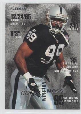 1995 Fleer Winston Moss #196 - Image 1 of 2