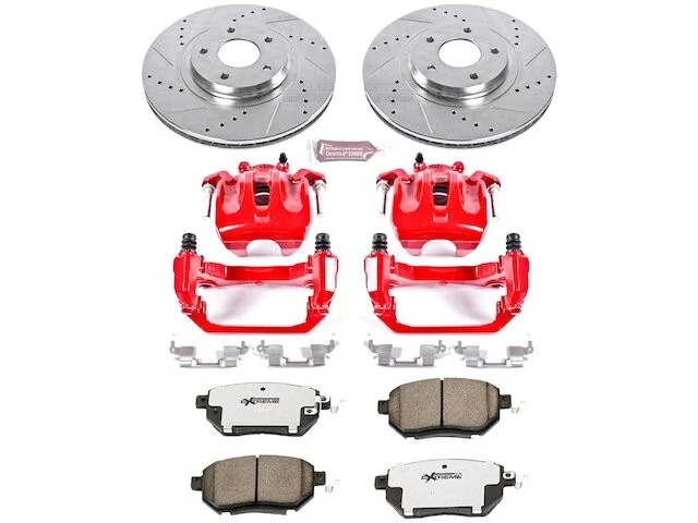 Kit de pastillas de freno delanteras y rotor para 03-05, 09-11 Nissan Murano Sport RK22Q4 Foto 1 de 1