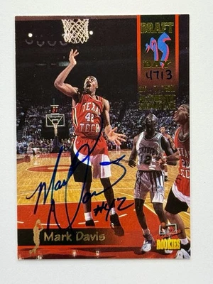 Mark Davis #9 1995 Rookies Draft Day firma auténtica/7750 novato automático radiocontrol Foto 1 de 3