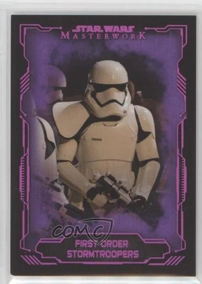 2016 Star Wars Masterwork Lightsaber Purple 15/25 First Order Stormtrooper 1j8 - Image 1 of 3