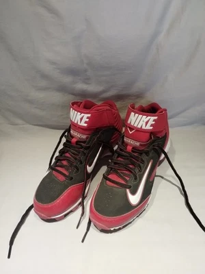 Zapatos de béisbol Nike Haurache Keystone talla 5,5 Y rojos, negros y blancos Foto 1 de 4