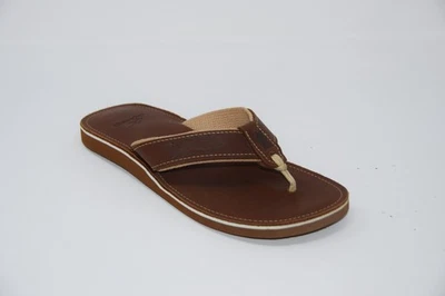 OCEAN RIDER Hombre Original Clásico CUERO ATÚN EMBSD Hecho en EE. UU. Foto 1 de 4