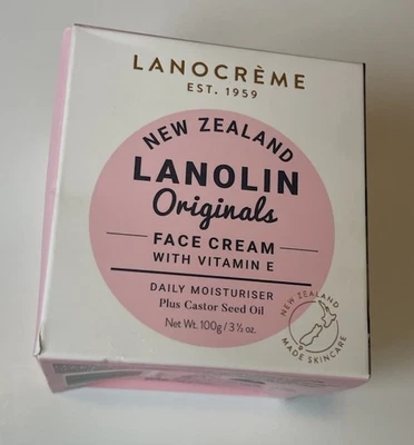 Lanocreme Nueva Zelanda Lanolina Originals Crema Facial con Miel de Manuka Activa ~ LEER Foto 1 de 4