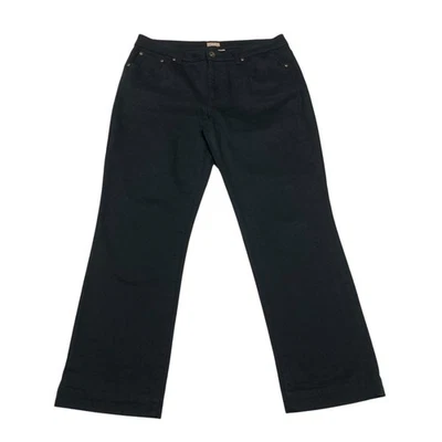 Canyon River Blues | Pantalones de mezclilla negros tiro alto pierna recta | Para mujer talla 12 Foto 1 de 4