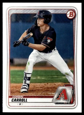 2020 Bowman Draft Corbin Carroll Arizona Diamondbacks #BD-114 - Image 1 of 2
