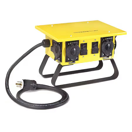 Caja de distribución de energía Southwire 6534Tlsx, 30 ac, (4) L5-20R Foto 1 de 1