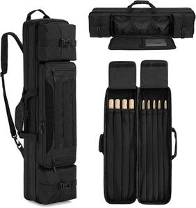 Pool Queue Case 4x5 für 4 Hintern & 5 Schäfte Pool Stick Case mit verstellbarem Shoul - Bild 1 von 6