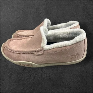 Kuru Loft Damengröße 9,5 Mokassin Hausschuhe rosa Gummi Indoor Outdoor Schuhe - Bild 1 von 19
