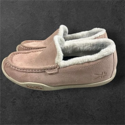 KURU LOFT Women’s Size 9.5 Moccasin Slippers Pink Gum Indoor Outdoor Shoes - Image 1 of 4