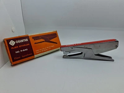 Cucitrice Spillatrice Fissatrice  Osama Stapler No P-640  Vintage Japan Nuova  - Immagine 1 di 4