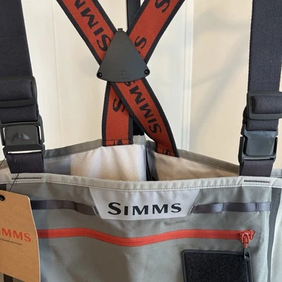 Simms Men’s Freestone Stockingfoot Waders Small Gray Angler Fishing NWT – NOTE - Image 1 of 4