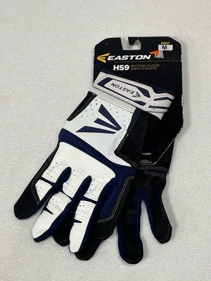 Guantes de Bateo Easton HS9 Adulto Medianos Blanco Azul Marino Béisbol Softbol Foto 1 de 4