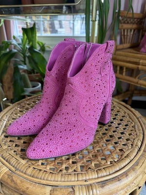 Женские розовые сапоги вестерн Pierre Dumas размер 6,5 - Изображение 1 из 4