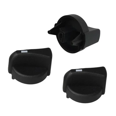 3Pcs AC Heater Control Knobs Replacement Kits For Peterbilt Models 1987-2011 - Image 1 of 4