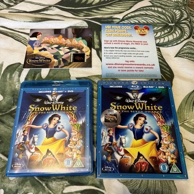 Snow White & The Seven Dwarfs Diamond Edition Blu Ray/ DVD -  Film Cell Classic  - Image 1 of 4