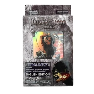 Mazo de prueba blanco negro Attack on Titan 2015 - Eren Yeager - Edición en inglés - Imagen 1 de 6